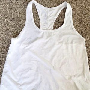 Fabletics Women's Racerback White Tank XXS